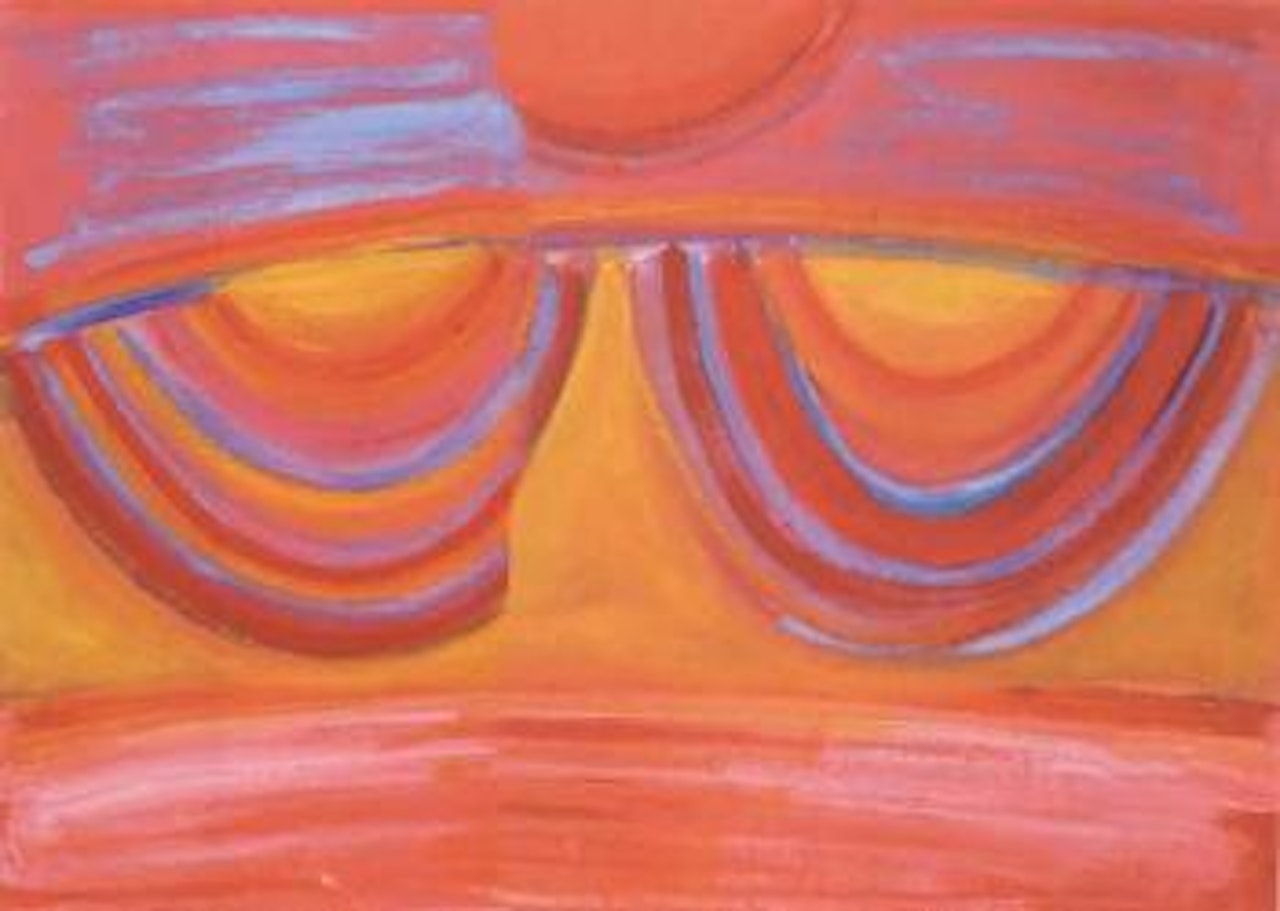 Sun dissolve for lorca by Terry Frost