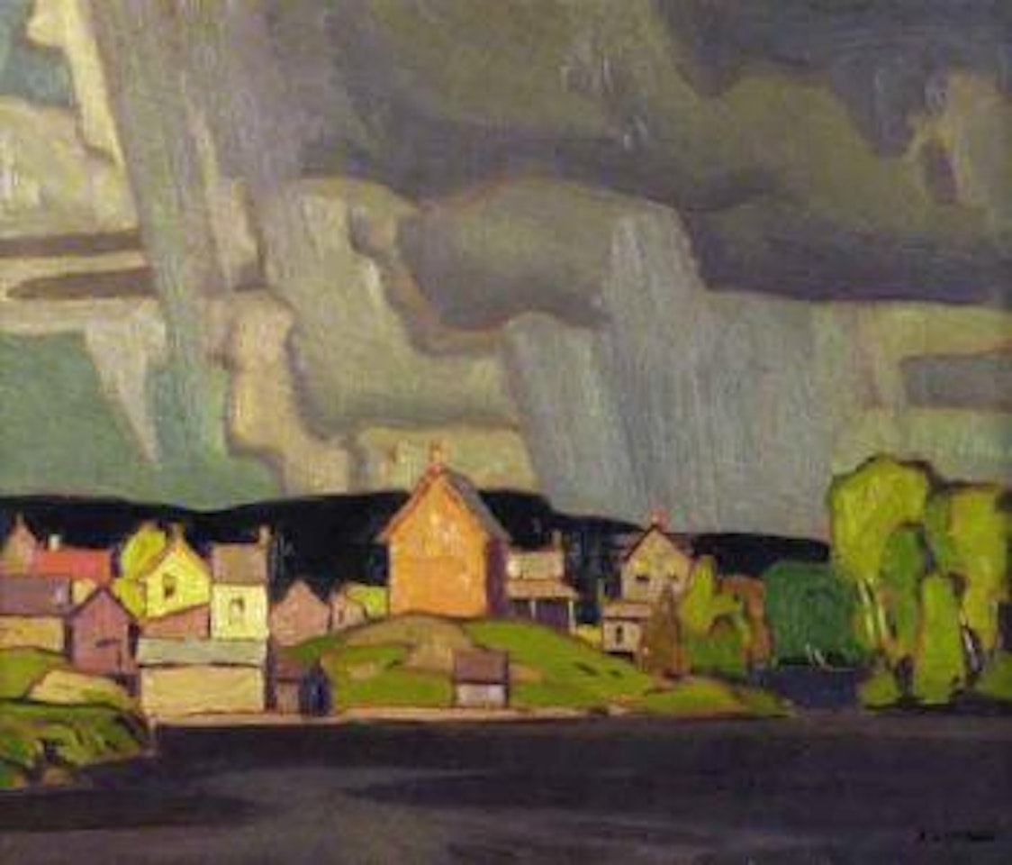 Magnetewan village by Alfred Joseph Casson