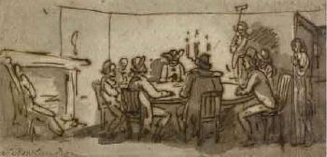 The Hazard Players by Thomas Rowlandson