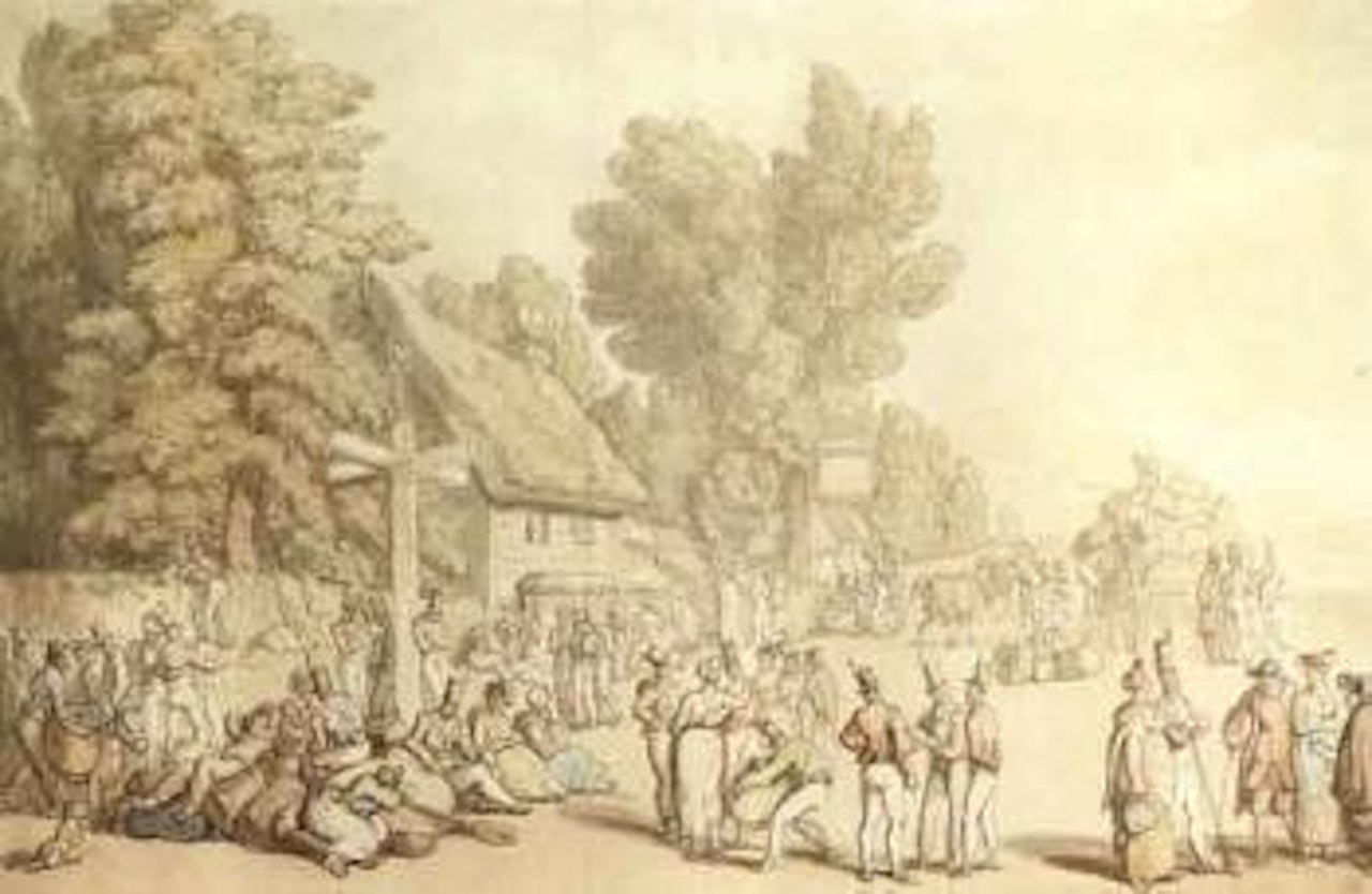 The Falmouth road by Thomas Rowlandson
