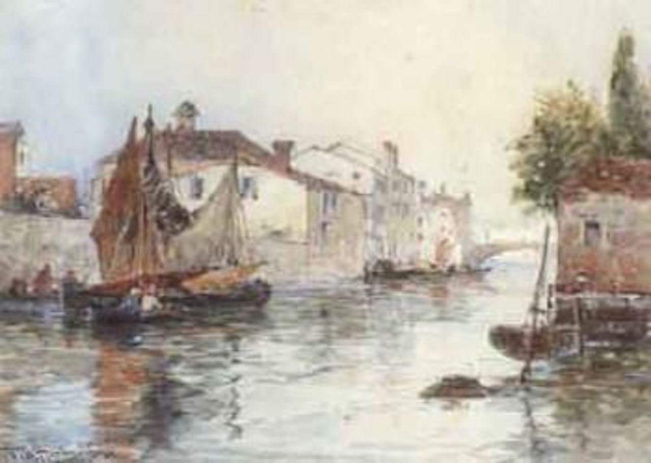 Chiogga, Venitia by Thomas Bush Hardy