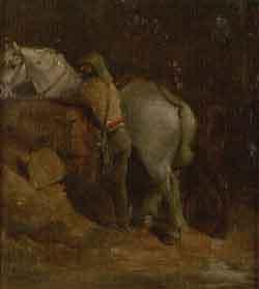 Smugglers cave by Heywood Hardy