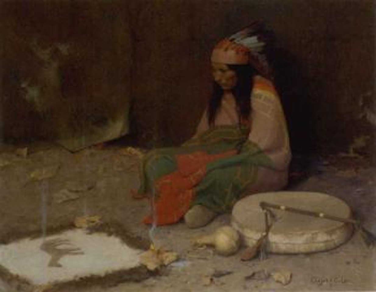 Medicine man by E. Irving Couse