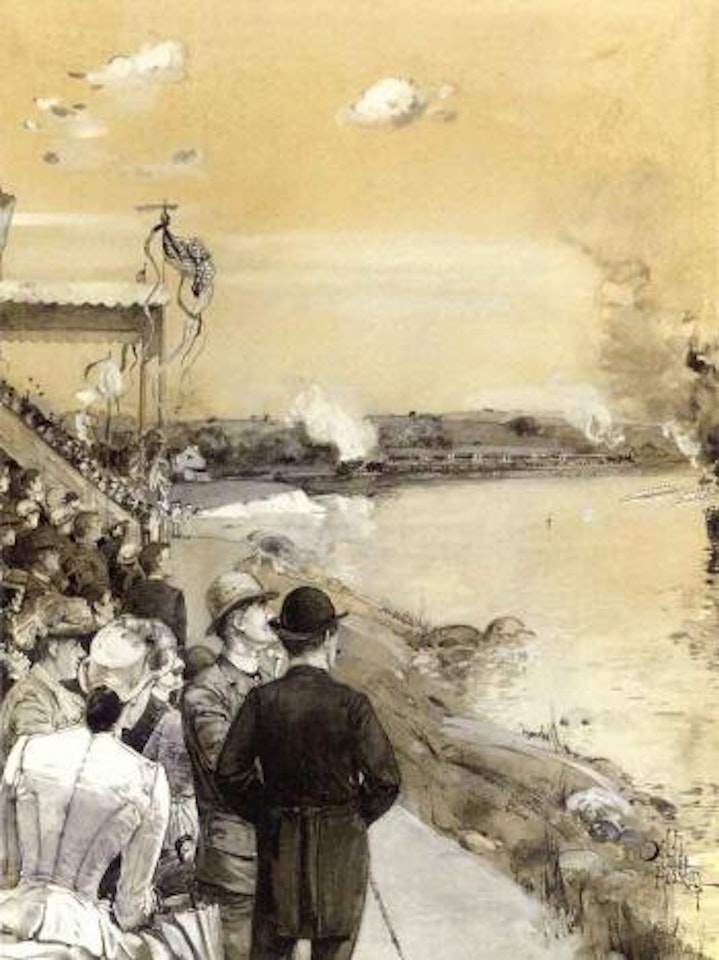 Regatta by Childe Hassam