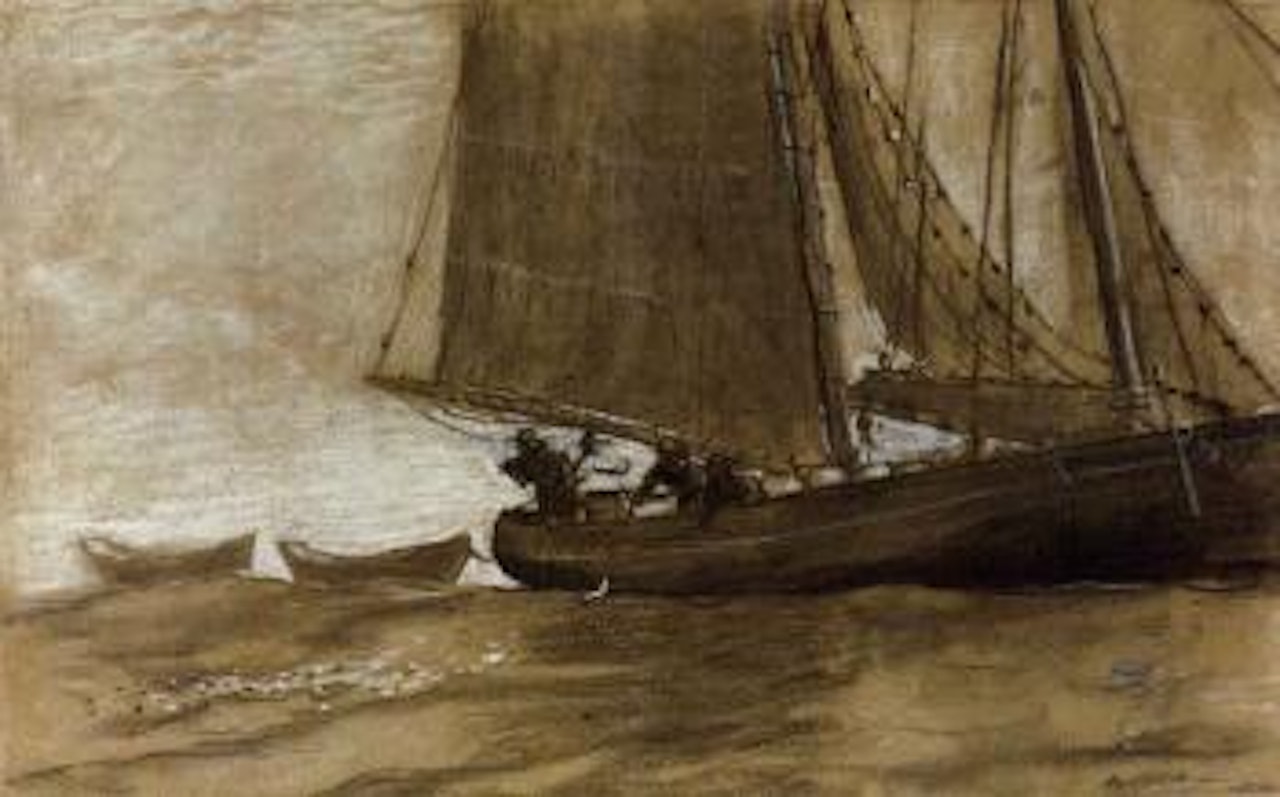 Mackerel fishing by Winslow Homer