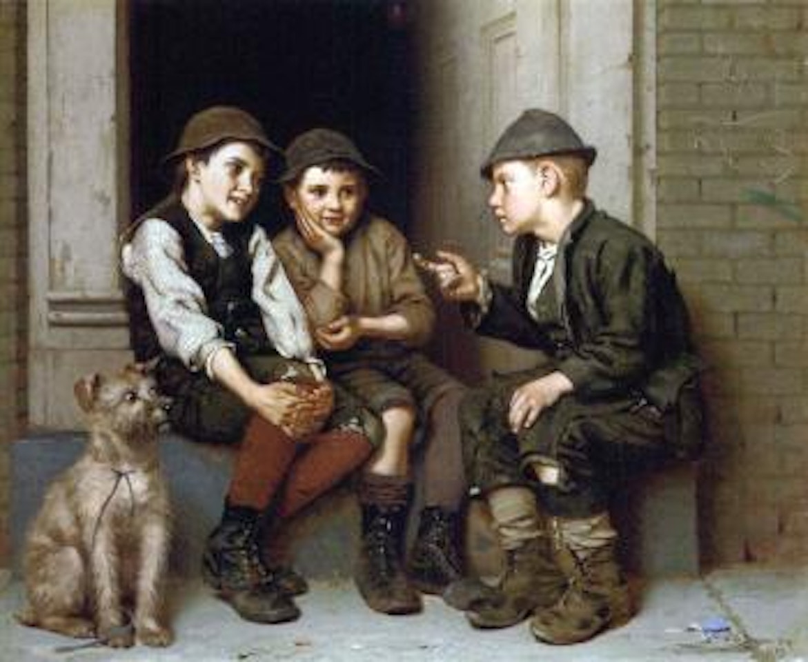 Plotting mischief by John George Brown