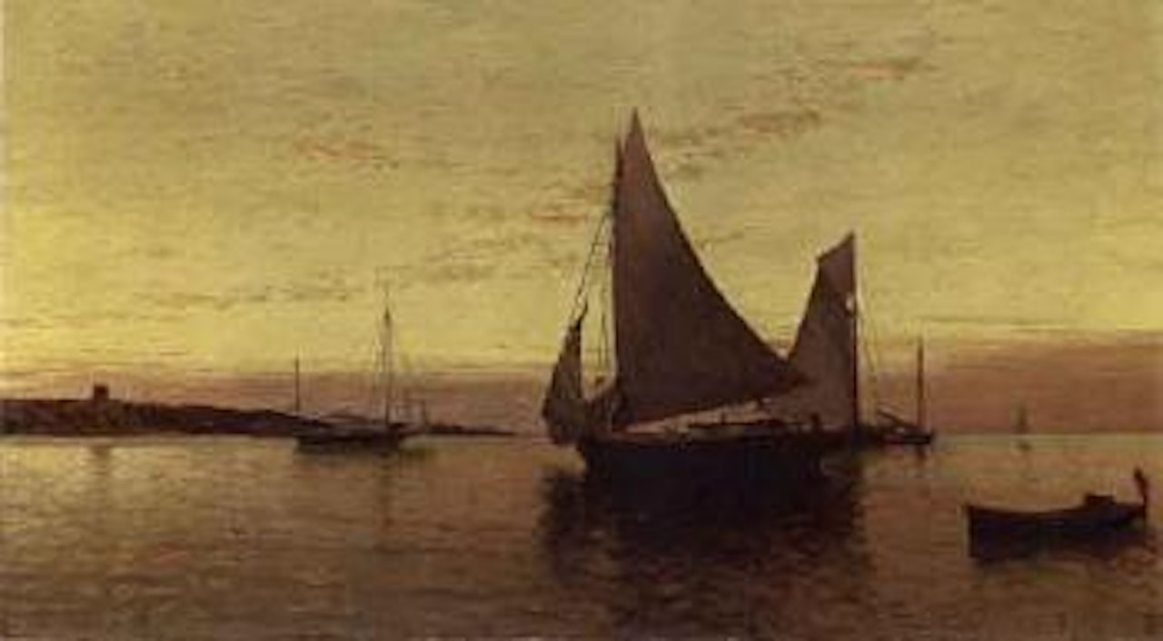 Sailboats at Sundown by Alfred Thompson Bricher