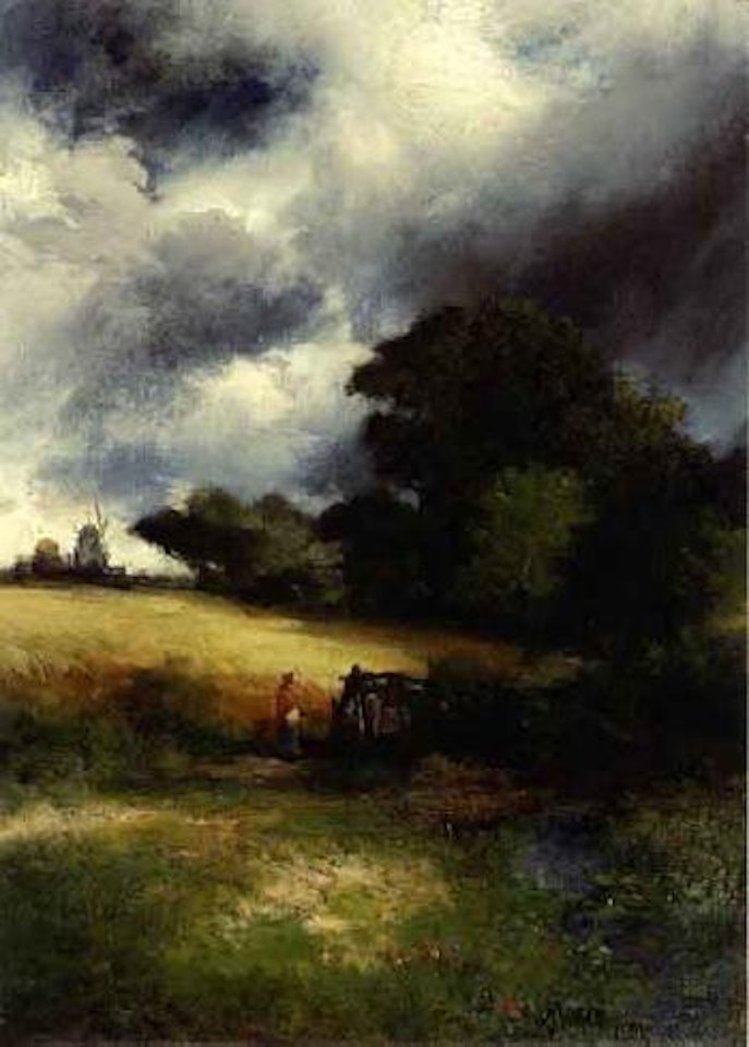 Storm clouds over Long Island by Thomas Moran