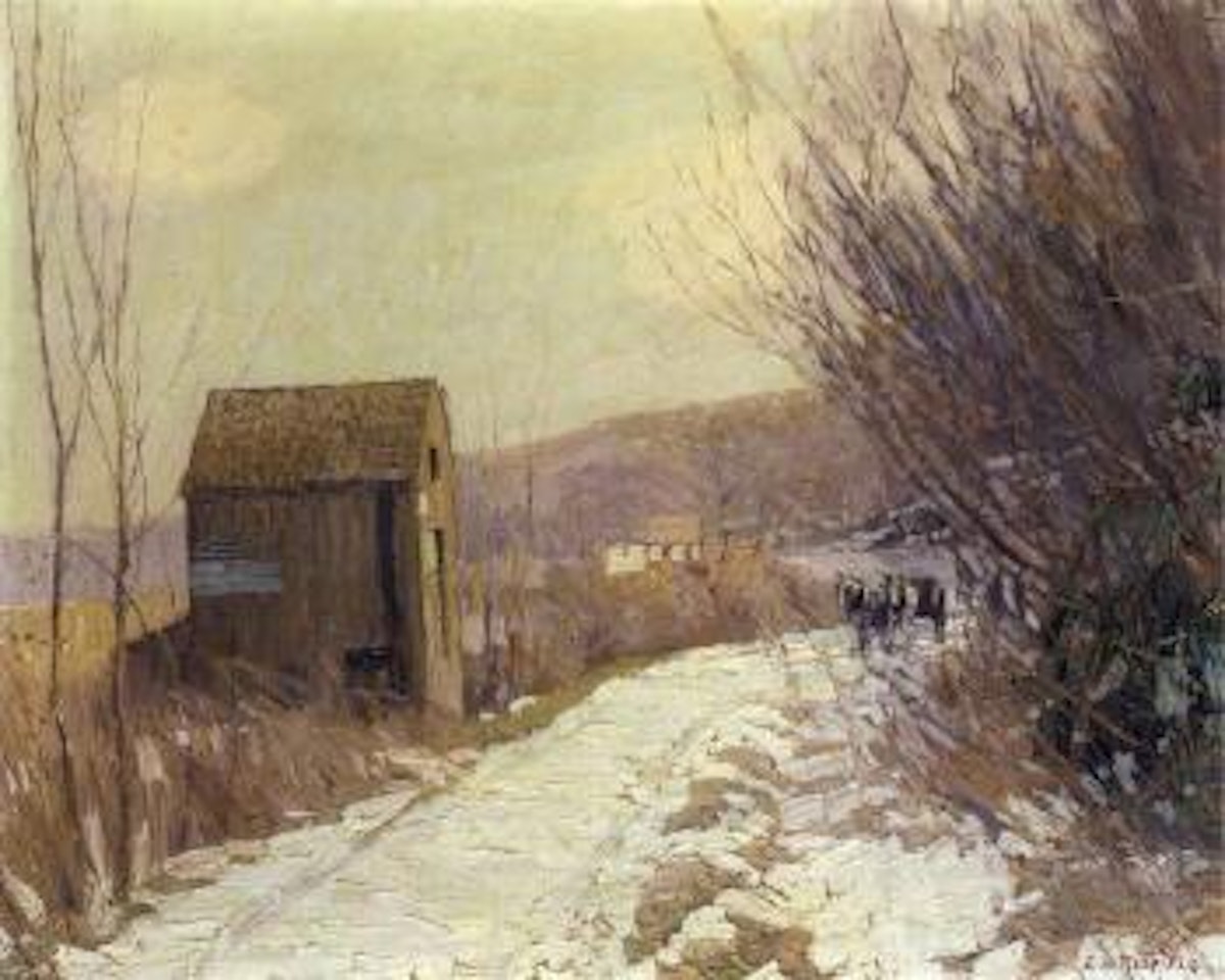 Old river road by Edward Willis Redfield