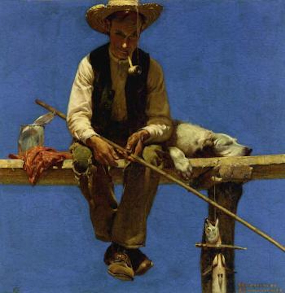 Rewards of patience by Norman Rockwell