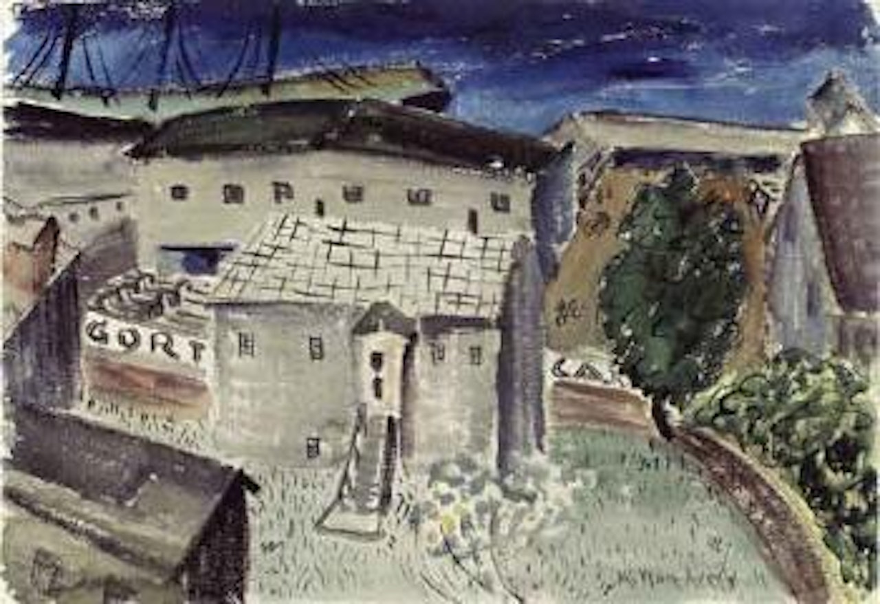 Gort fish cannery by Milton Avery