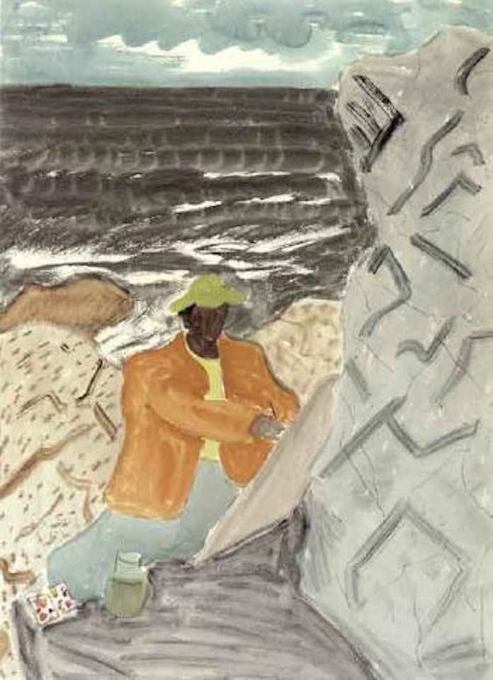 Artist by the sea by Milton Avery