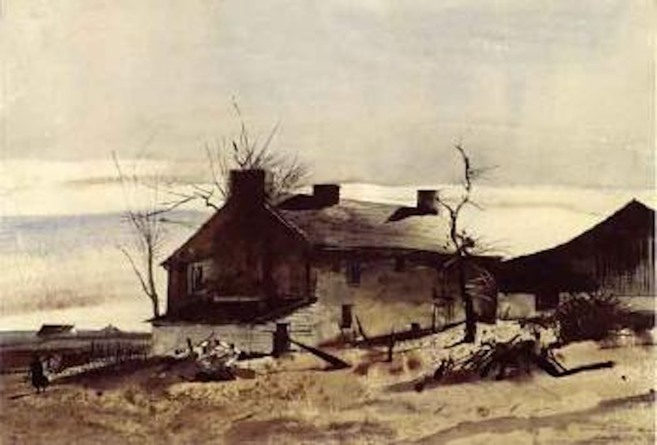 Rebecca Glatt's house by Andrew Wyeth