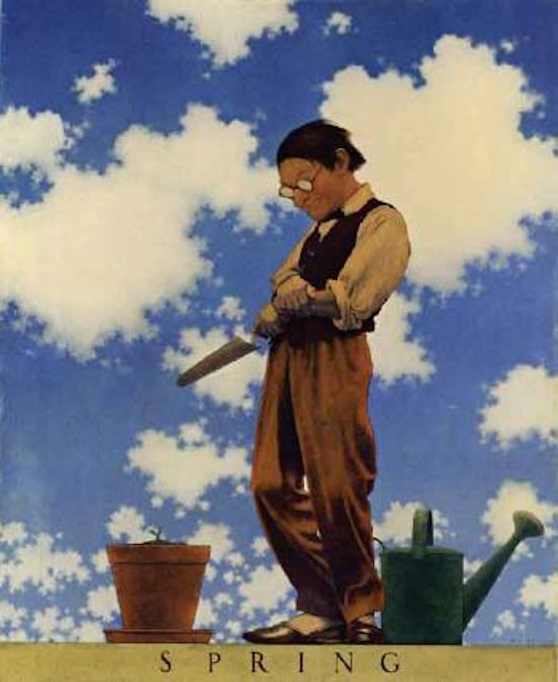 Spring by Maxfield Parrish