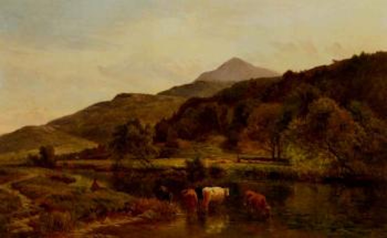 Moal Siabod from Capel Curig, North Wales by Sidney Richard Percy