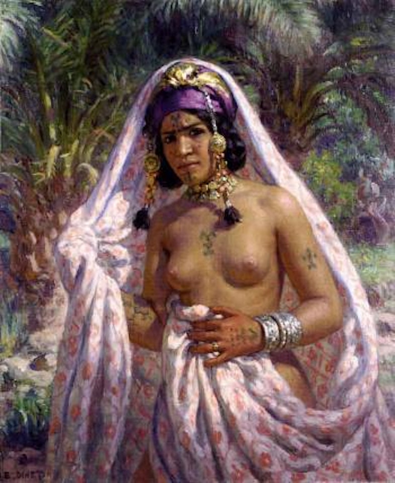 Baigneuse by Etienne Alphonse Dinet