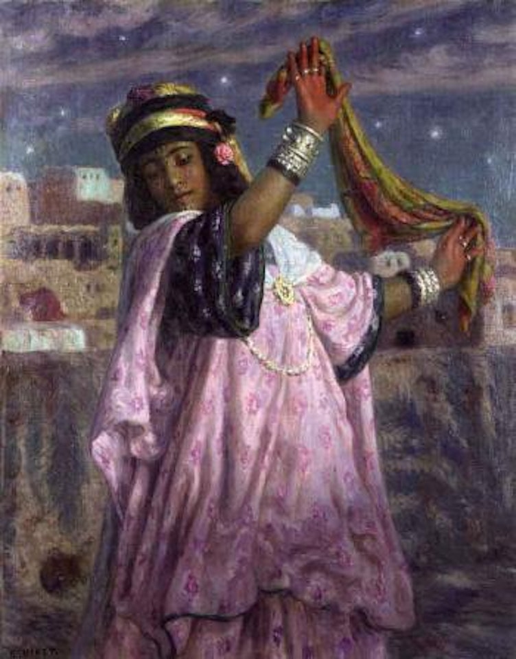 Danseuse sous les etoiles by Etienne Alphonse Dinet