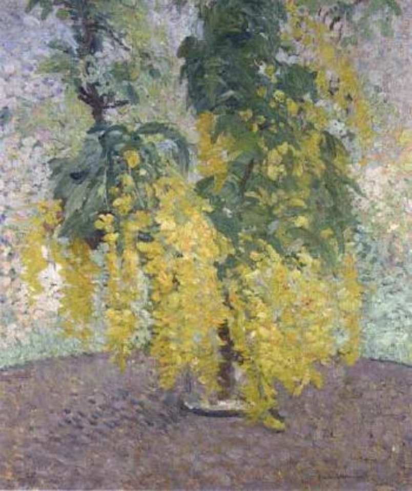 Branche de cytise dans un vase by Henri Jean Guillaume Martin