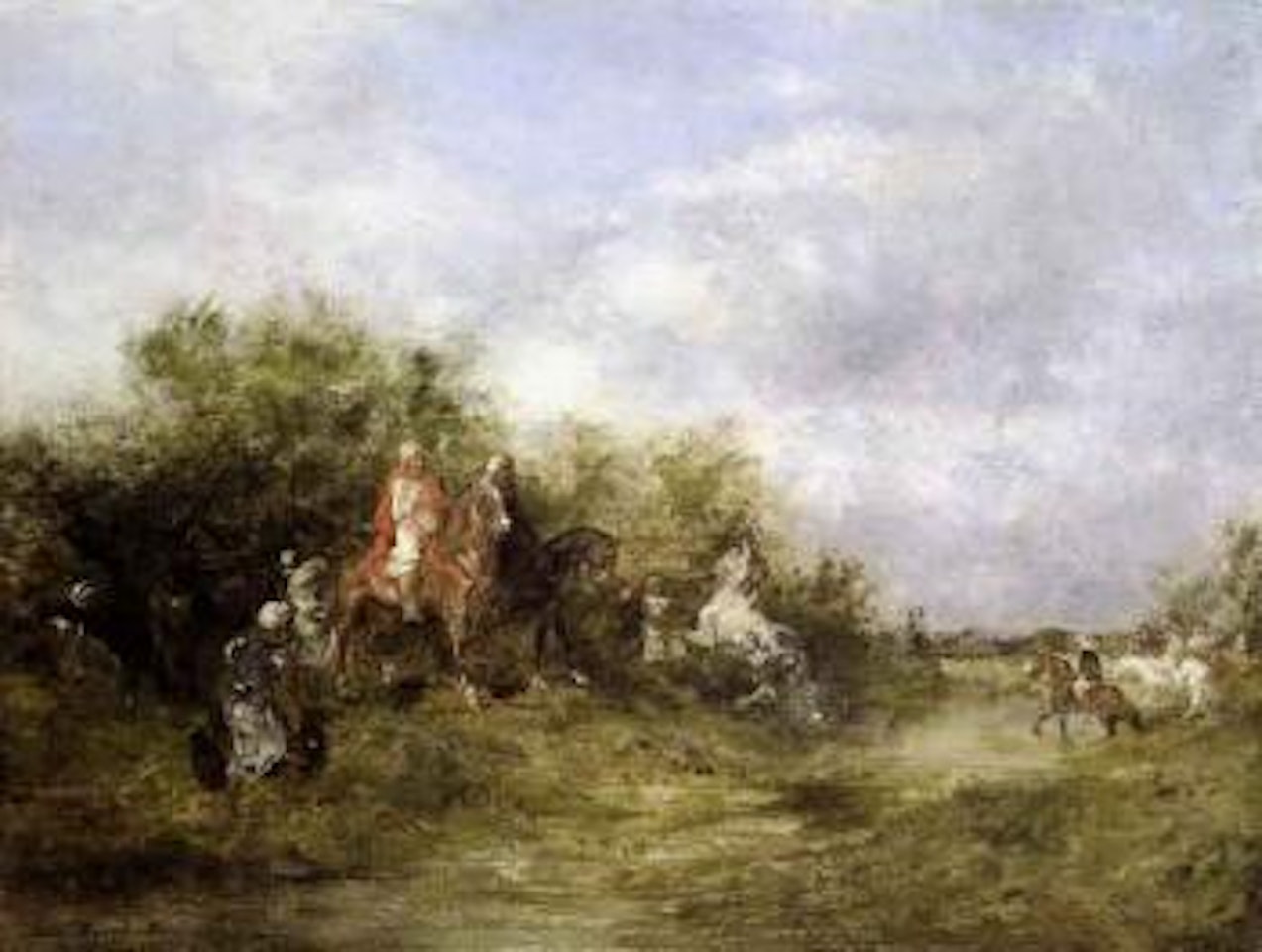 Cavaliers arabes by Eugene Fromentin