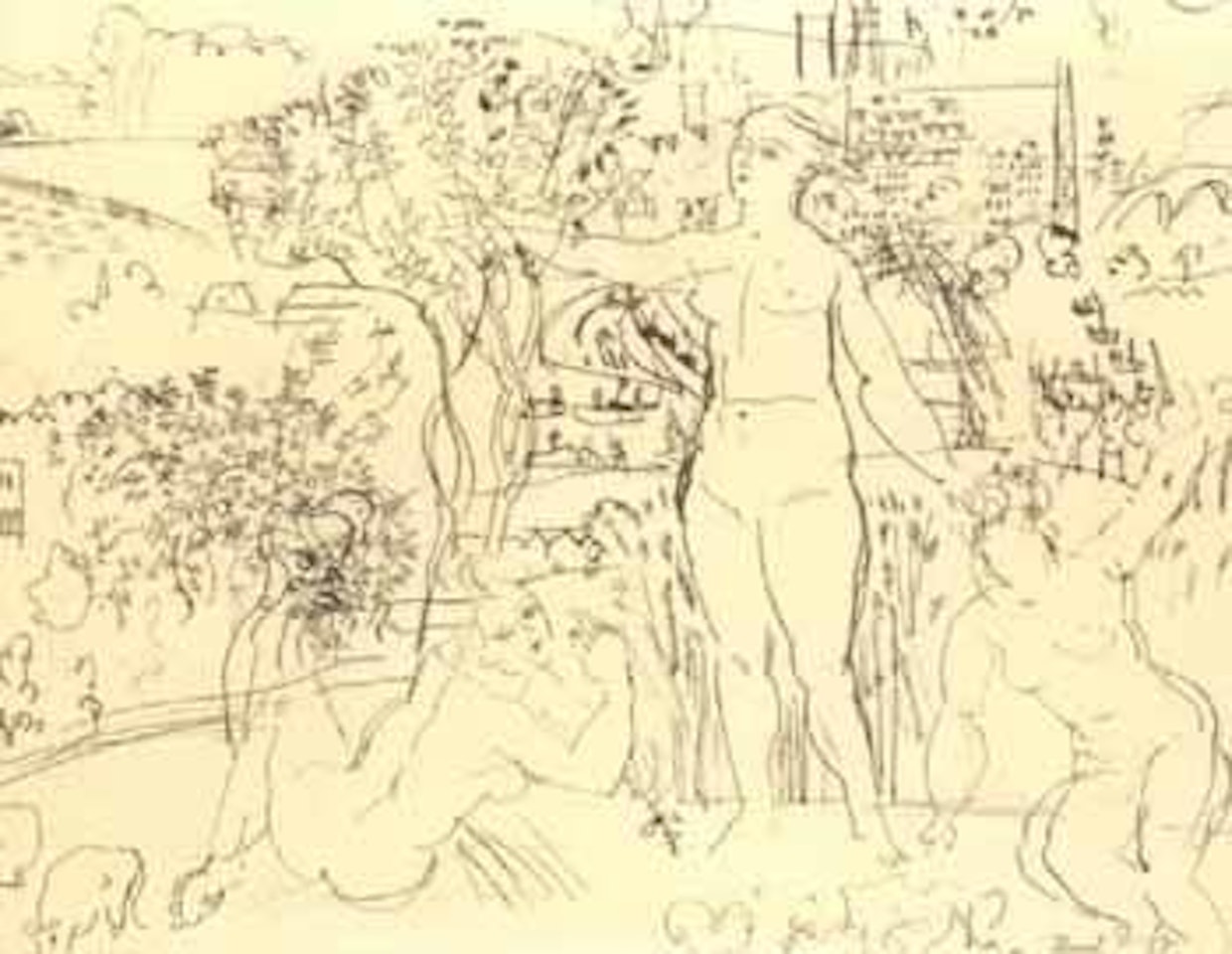 Etude by Raoul Dufy