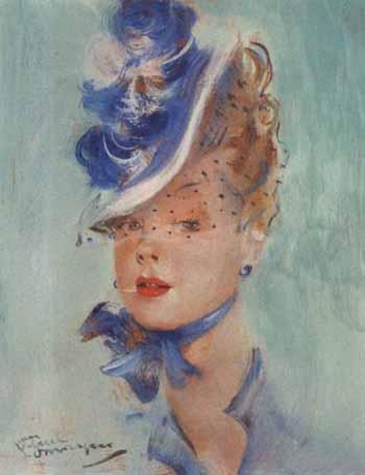 Portrait de femme by Jean Gabriel Domergue