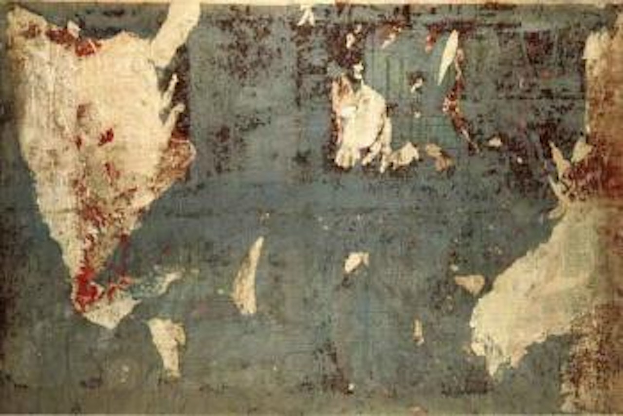 Roman wall by Mimmo Rotella