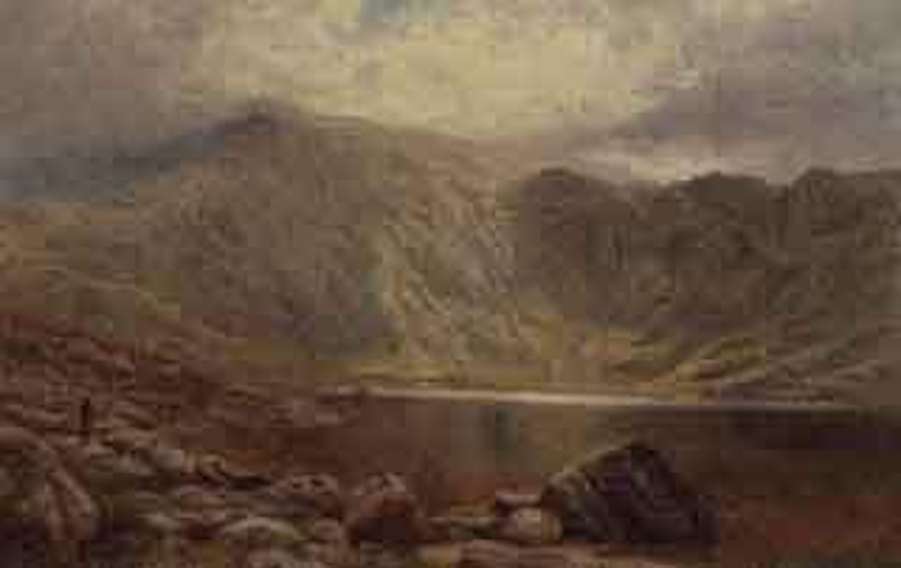 Llyn Idwal by Benjamin Williams Leader