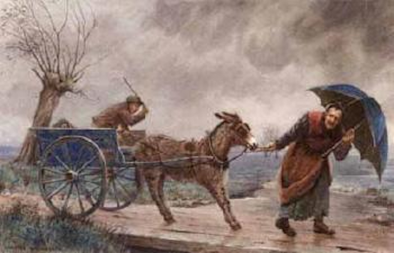Country winds by Charles Spencelayh