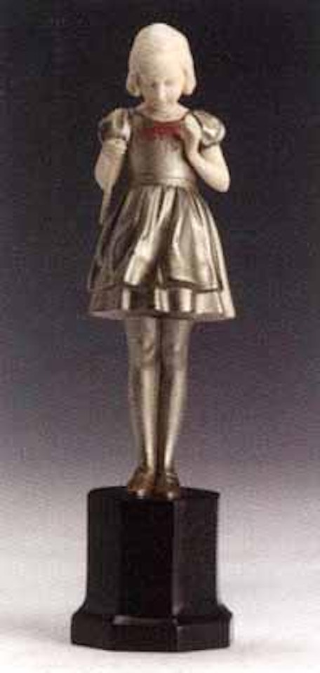 Art Deco figure of a girl by Ferdinand Preiss