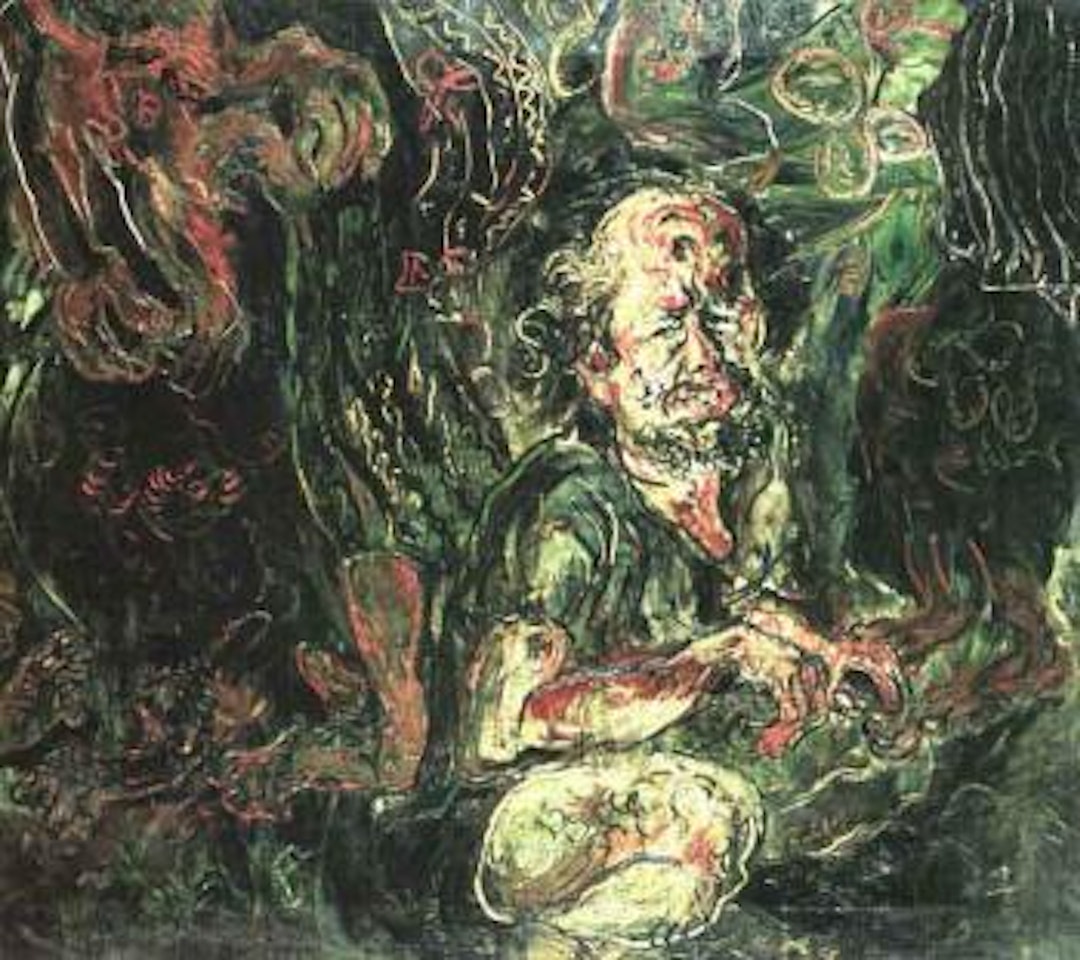 Self portrait by Affandi
