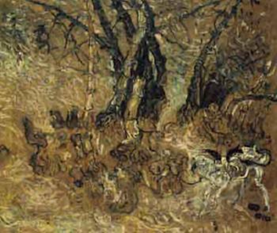 Dancers under the tree by Affandi