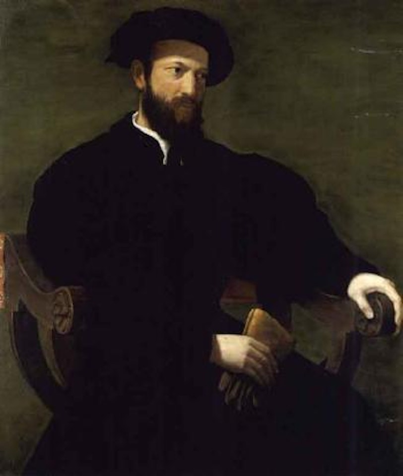 Portrait of gentleman by Francesco Salviati