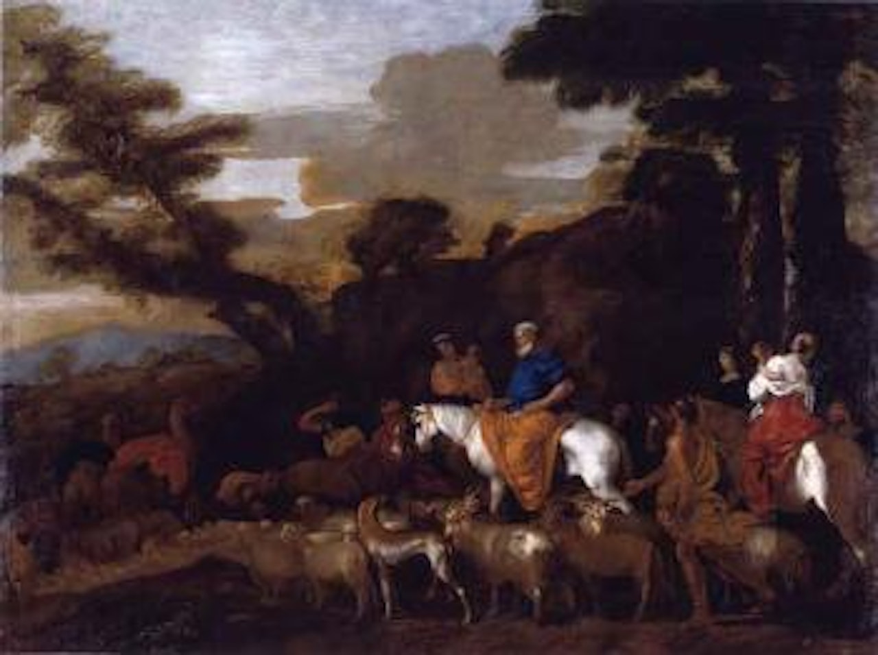 Jacob leading the flocks of Laban by Giovanni Benedetto Castiglione