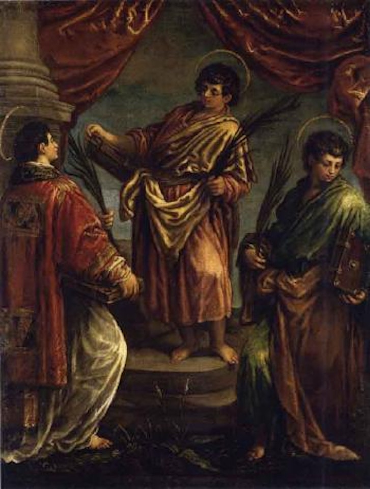 Three martyr saints by Jacopo Bassano by Leandro Bassano