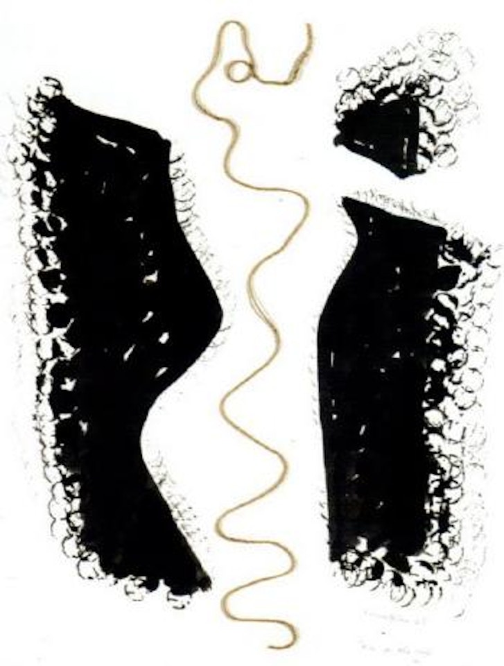 Face in the cafe by Man Ray