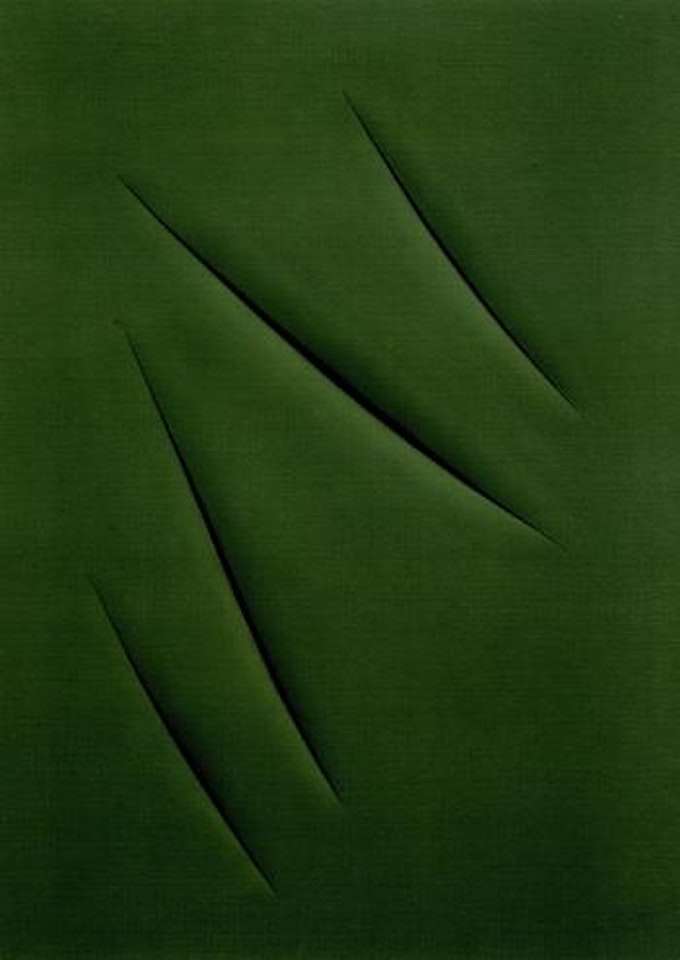 Spatial concept by Lucio Fontana
