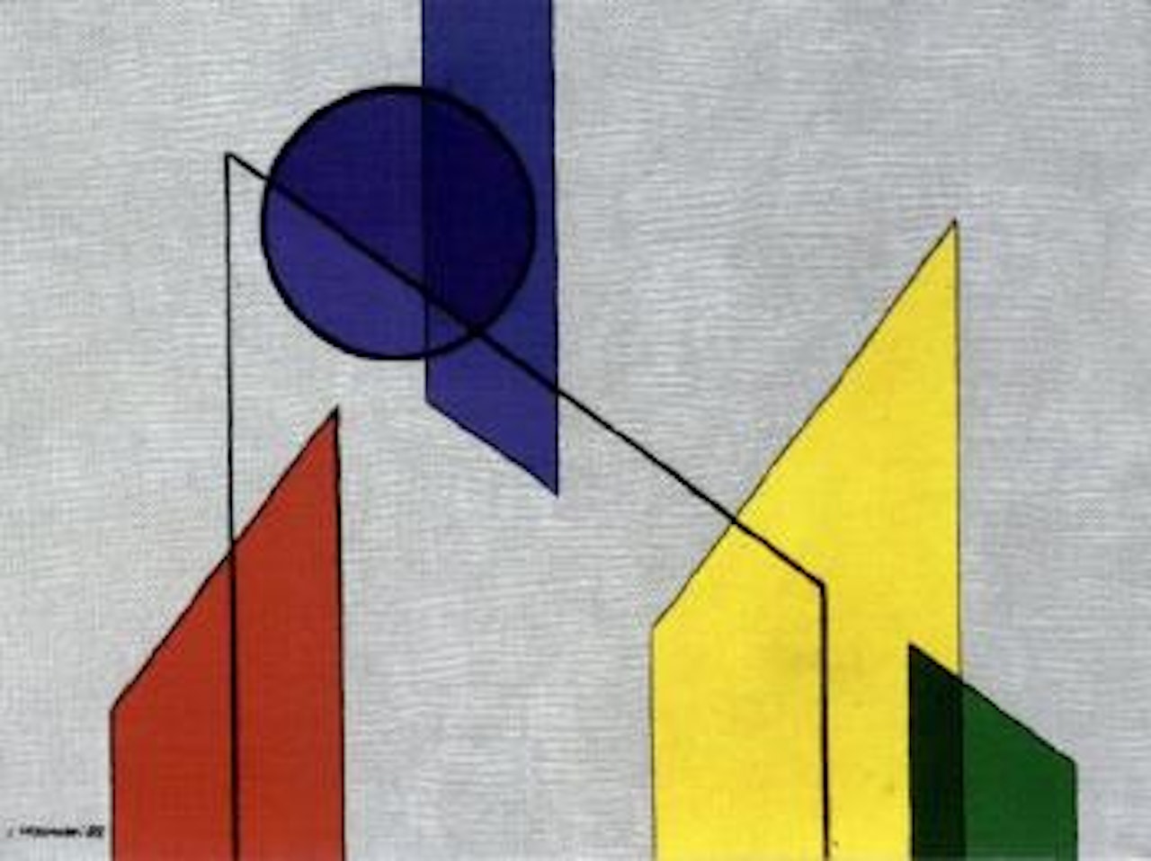 Composition Hag 5 by Luigi Veronesi