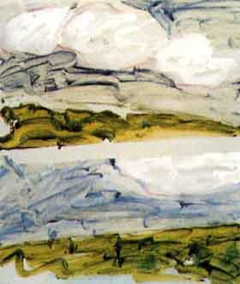 Anaemic landscape by Mario Schifano