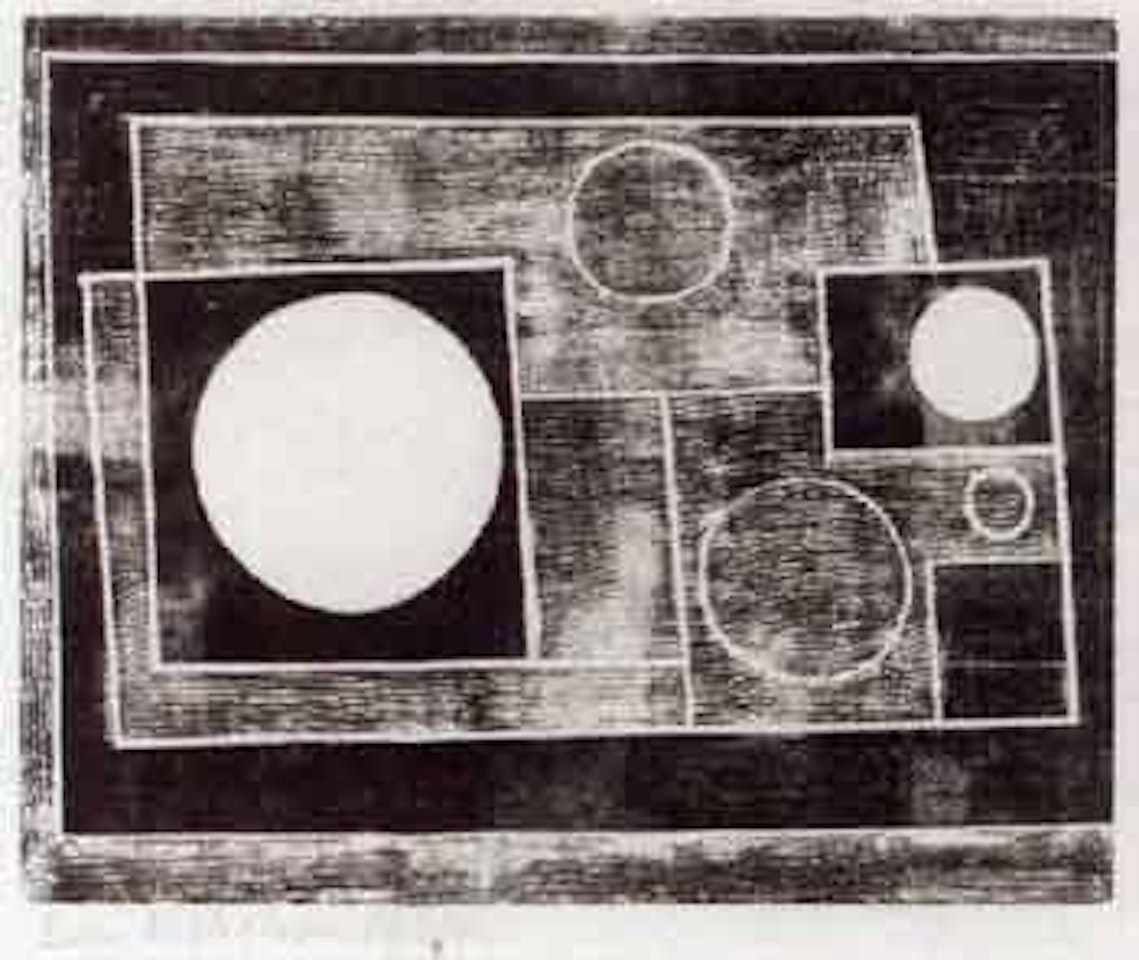 5 circles by Ben Nicholson, O.M.