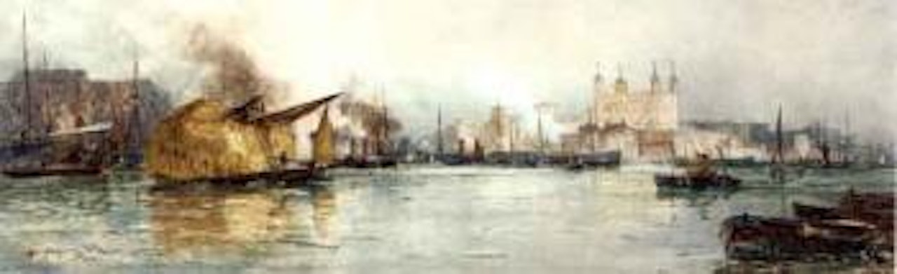 Pool of the Thames by Thomas Bush Hardy