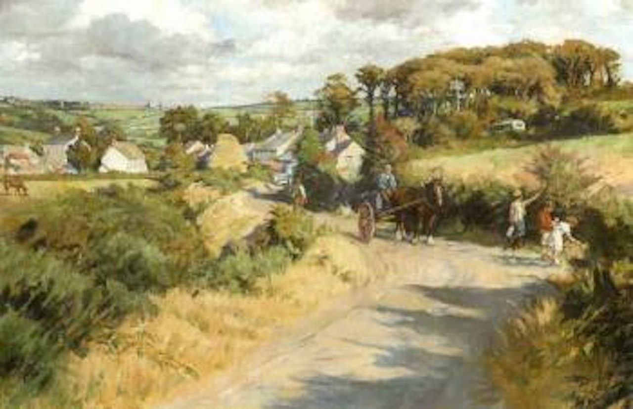 Blackberry pickers by Stanhope Alexander Forbes