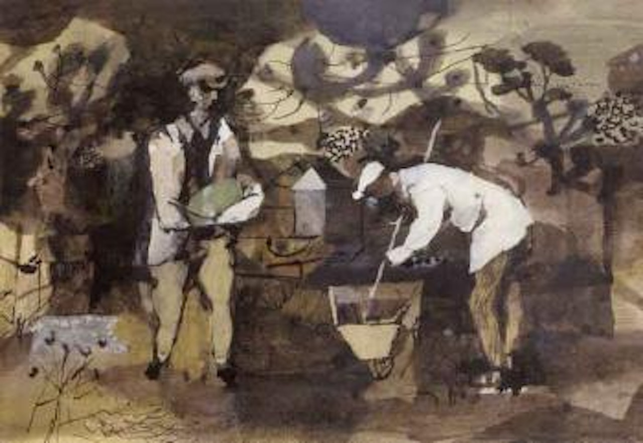 Yorkshire gardeners by Keith Vaughan