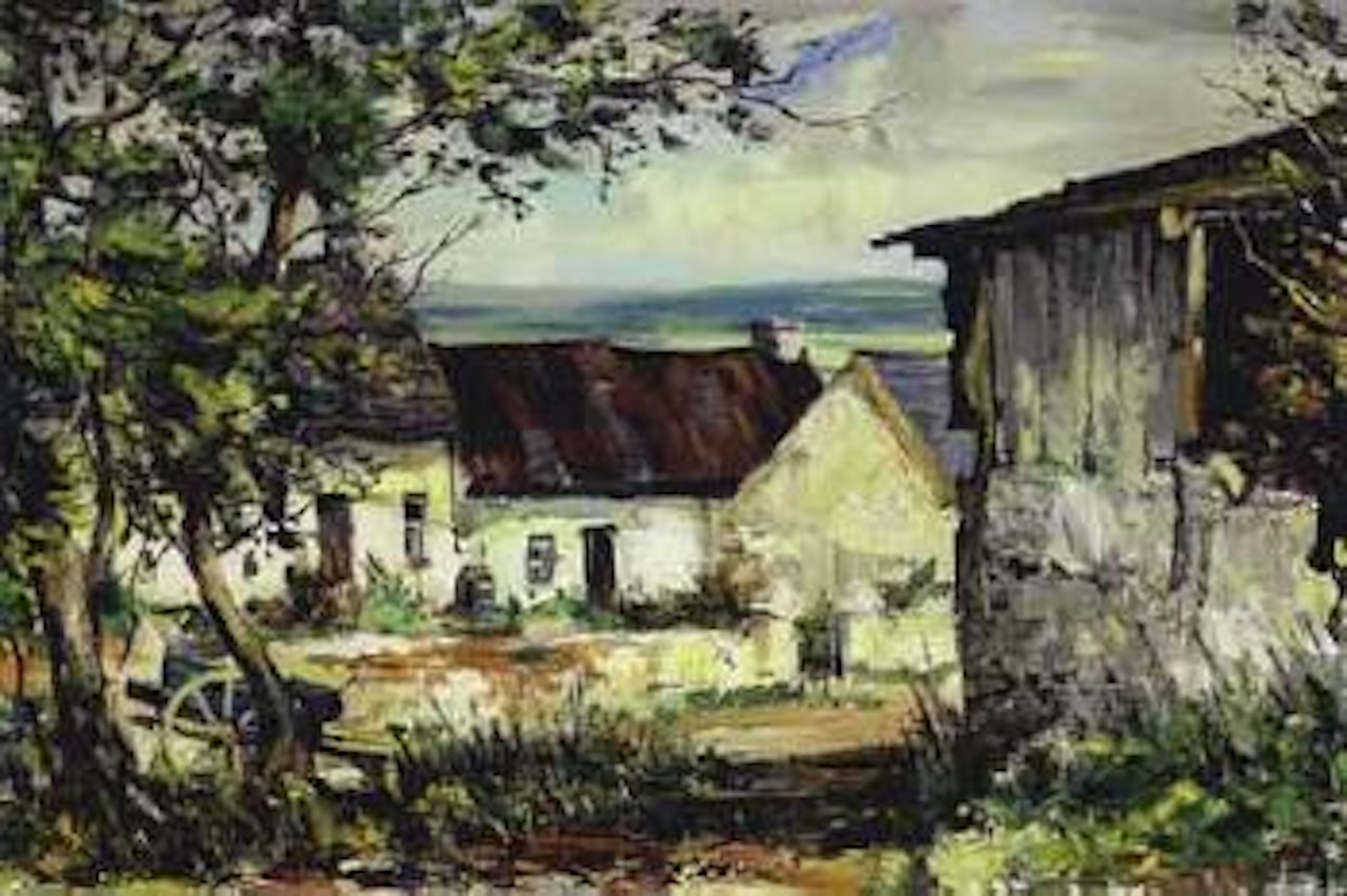 The turf shed, Donegal farm by Kenneth Webb