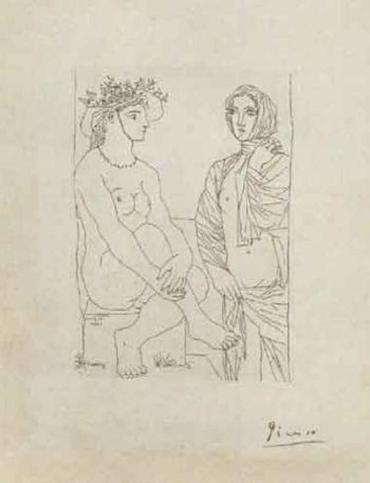 Femme assise by Pablo Picasso