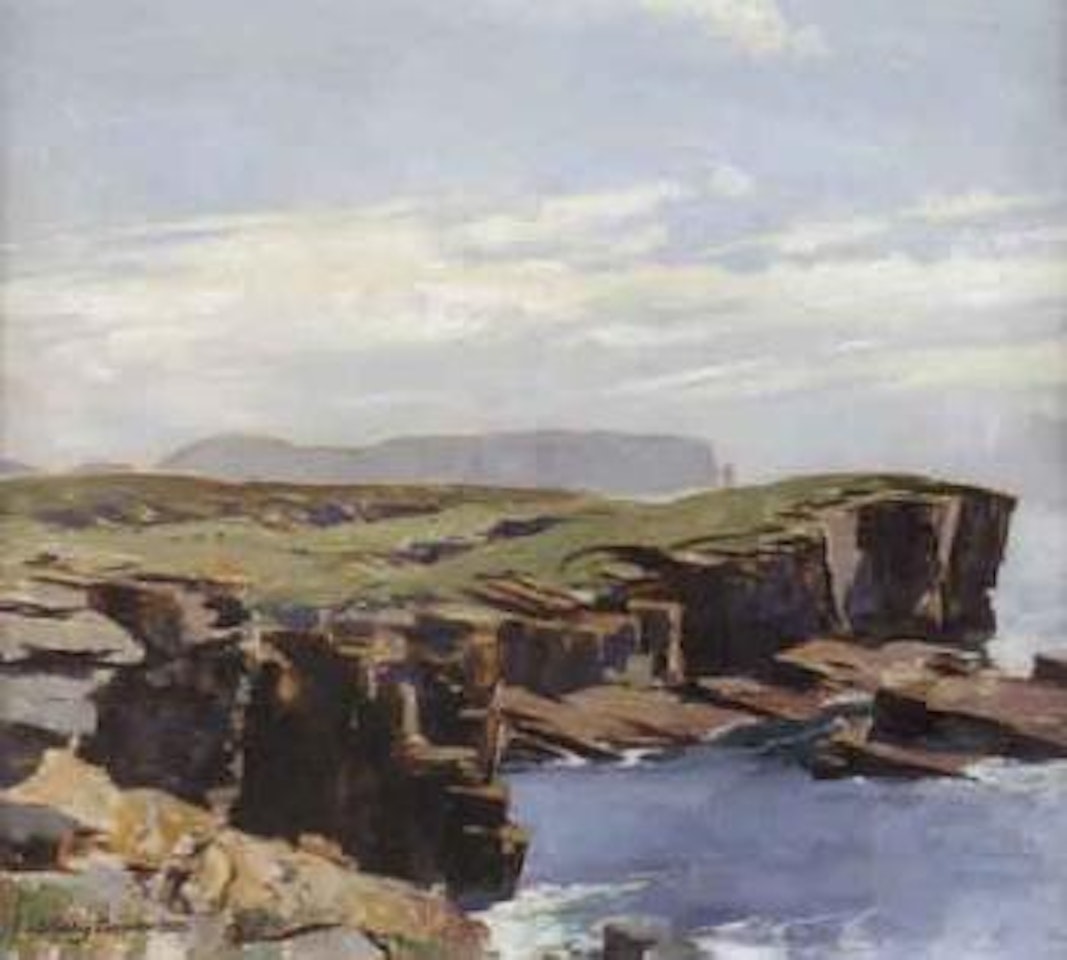 Cliffs, Orkney by Stanley Cursiter