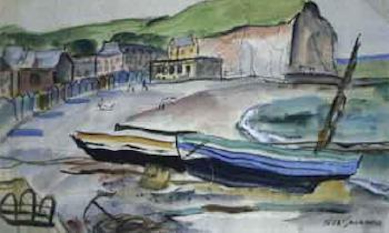 Bathing beach by Norah McGuinness