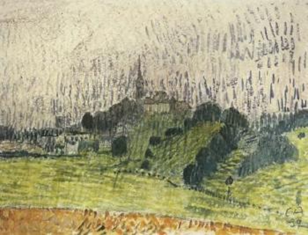 Chatel St Denis by Cuno Amiet