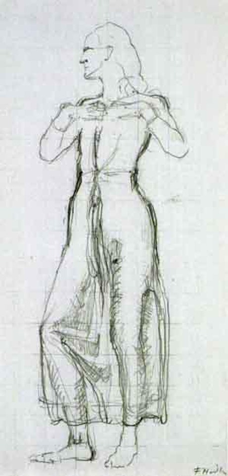 Study of a figure by Ferdinand Hodler