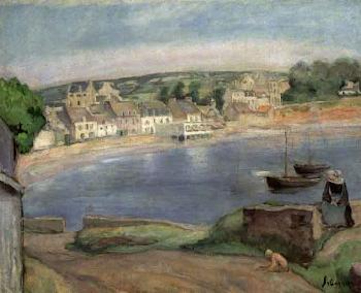 Paysage de Bretagne a Miget by Henri Lebasque