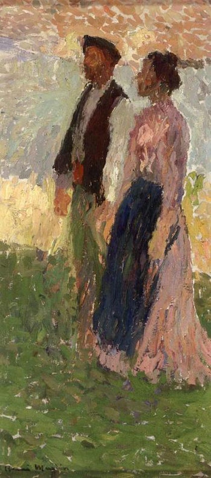 Fiances by Henri Jean Guillaume Martin